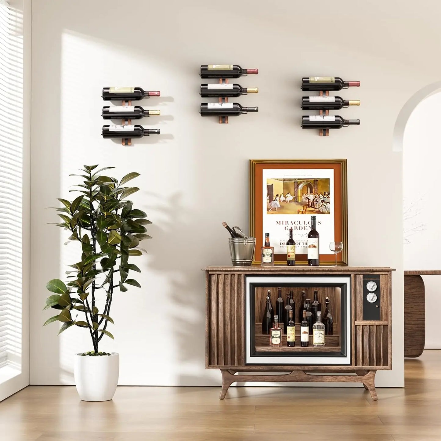 RoomLift's Choice Wall Mounted Wine Rack