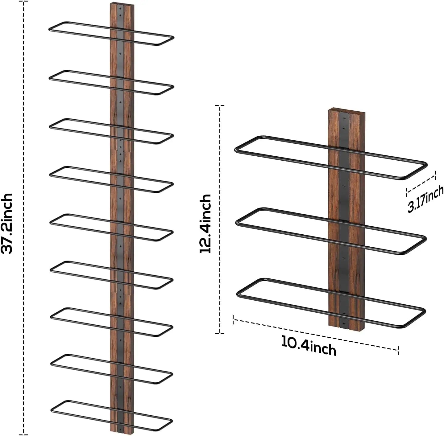RoomLift's Choice Wall Mounted Wine Rack