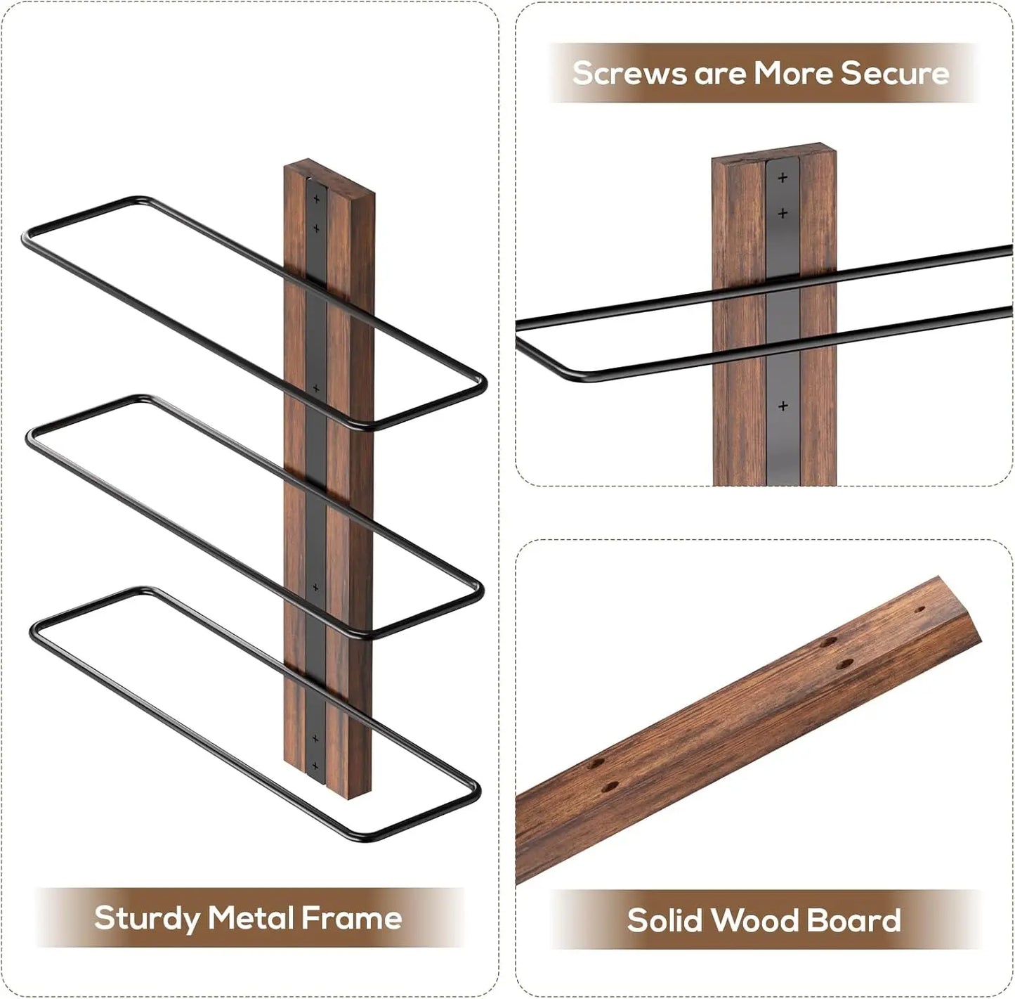 RoomLift's Choice Wall Mounted Wine Rack
